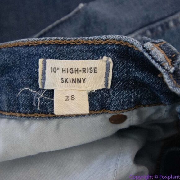 NEW Madewell 10" High-Rise Skinny Jeans in Wendover Wash: TENCEL™, 28 - Picture 12 of 16